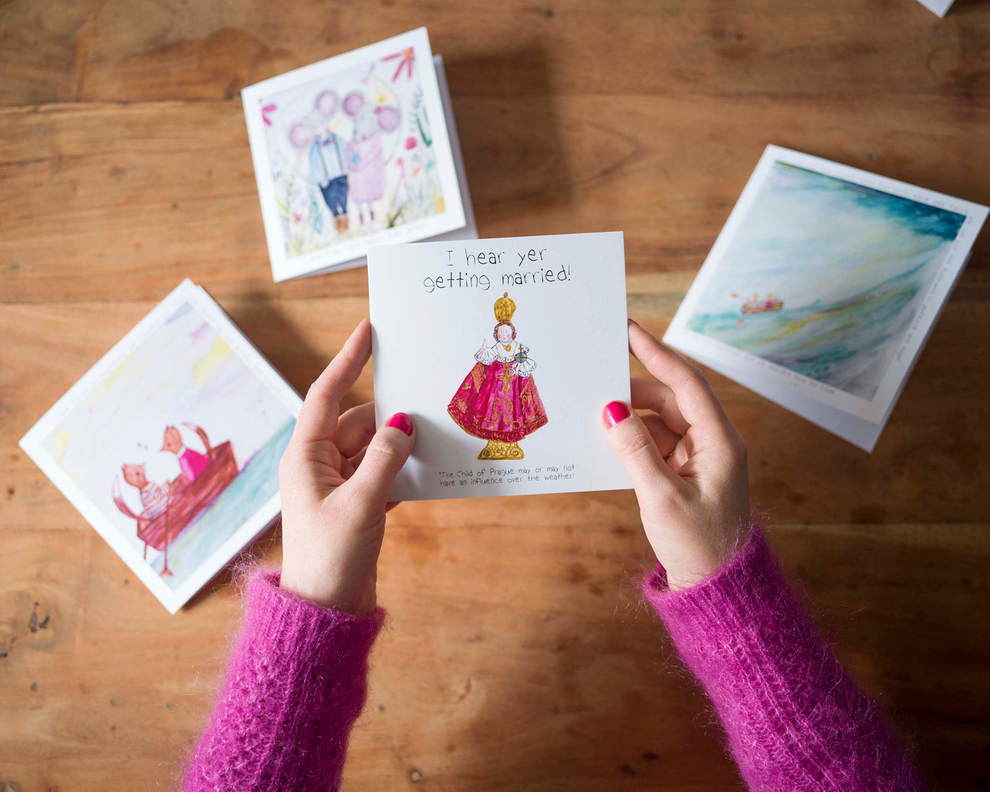 The Child of Prague, Greeting Card