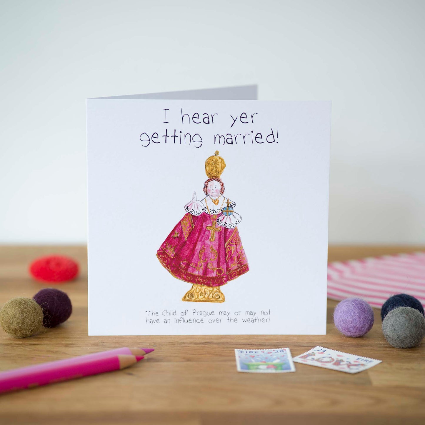 The Child of Prague, Greeting Card