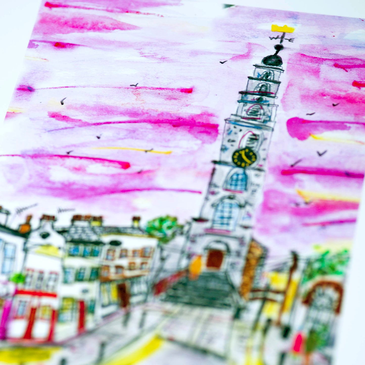 Shandon Bells, Cork City, Art Print