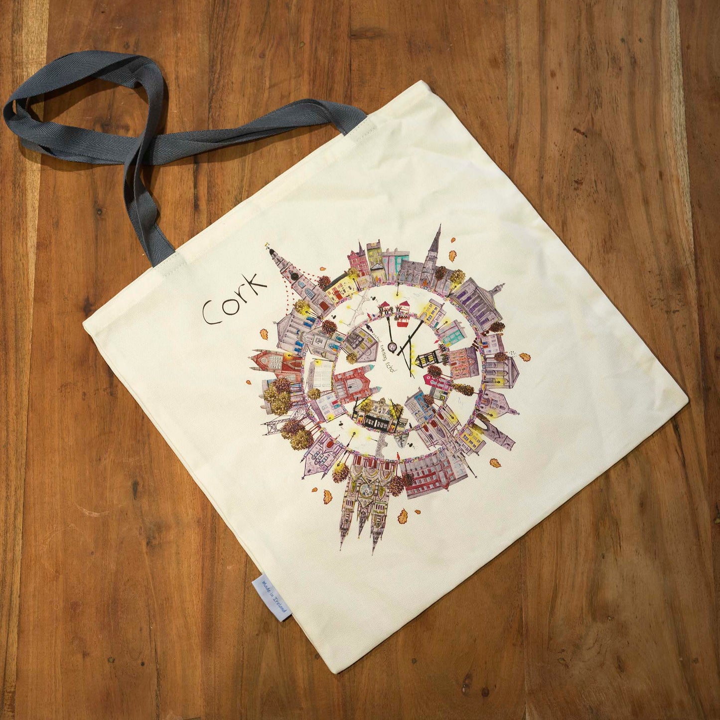 Cork City Circle Tote Bag