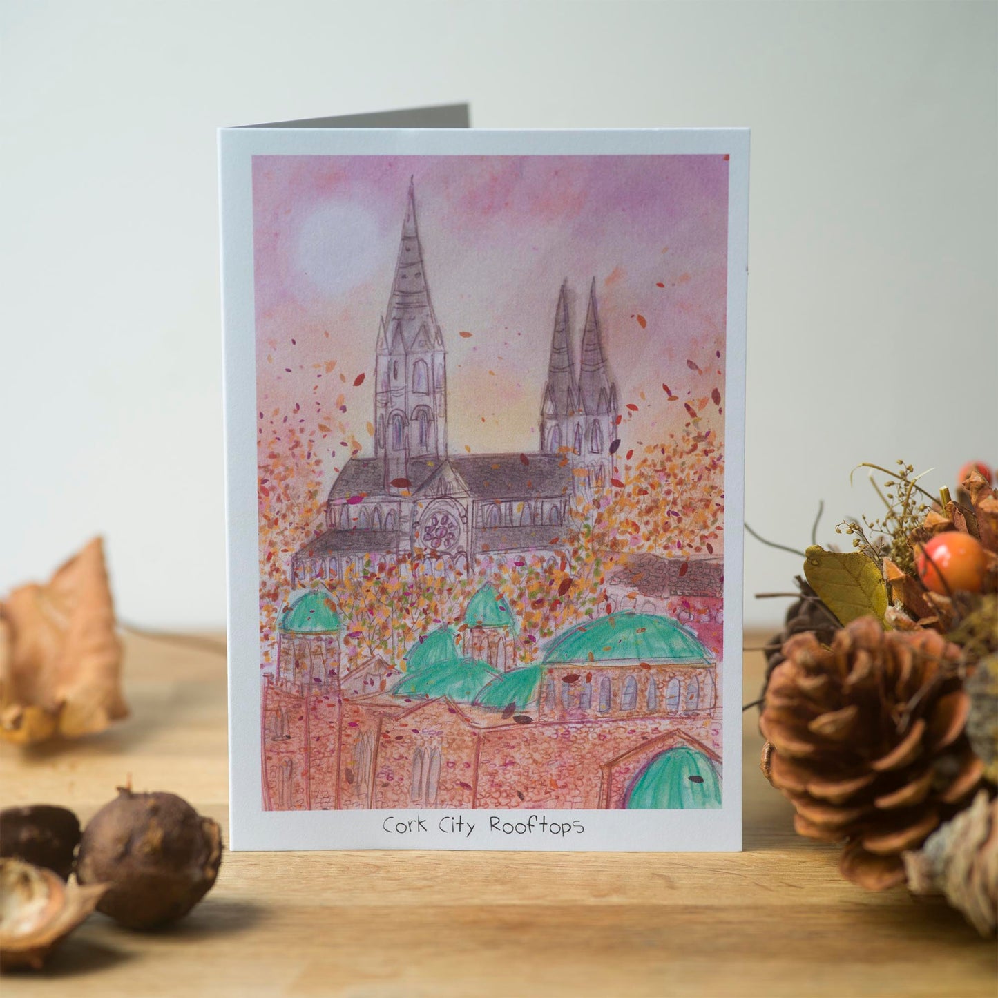 Cork City Rooftops, Greeting Card