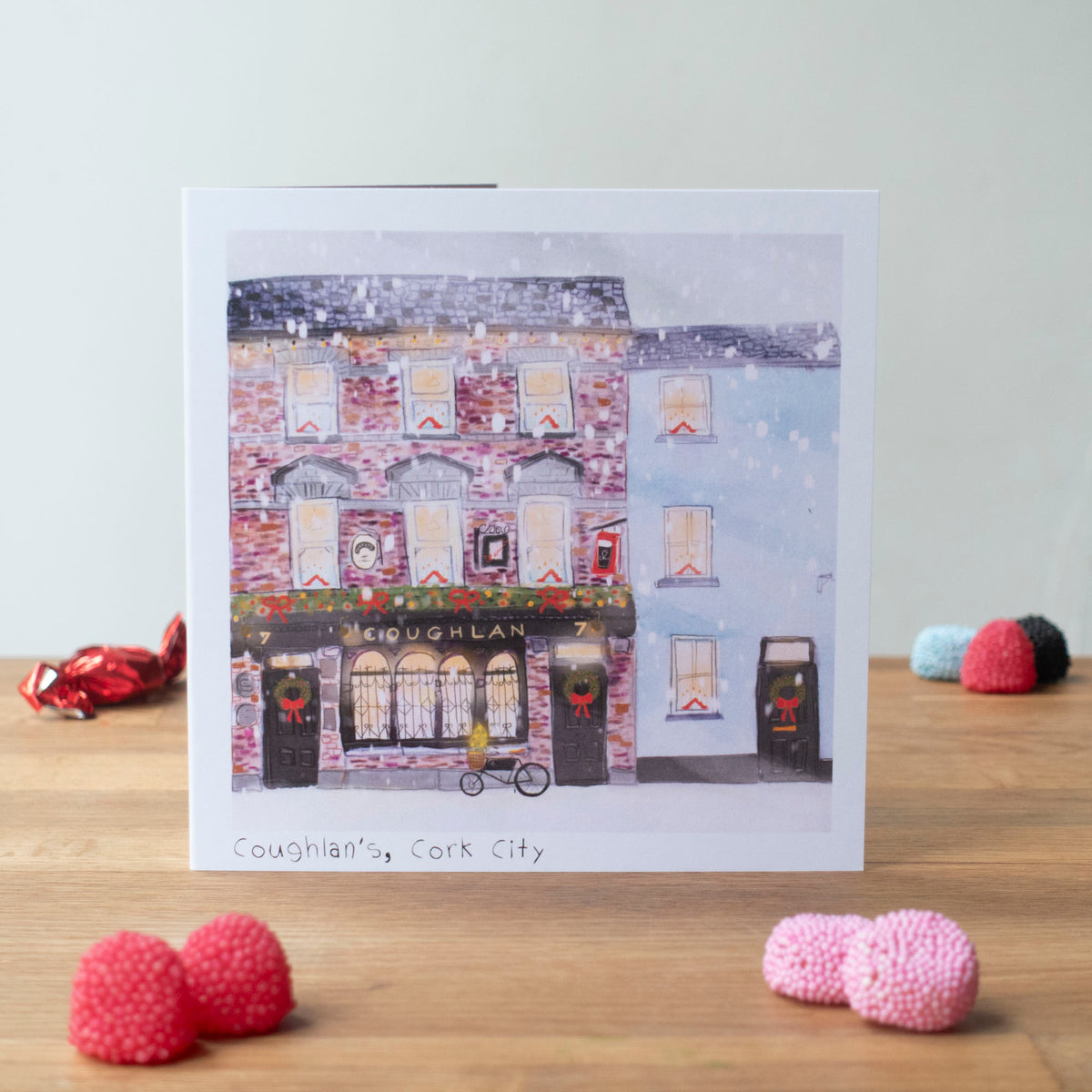 Coughlan's Pub South Douglas Street, Greeting Card