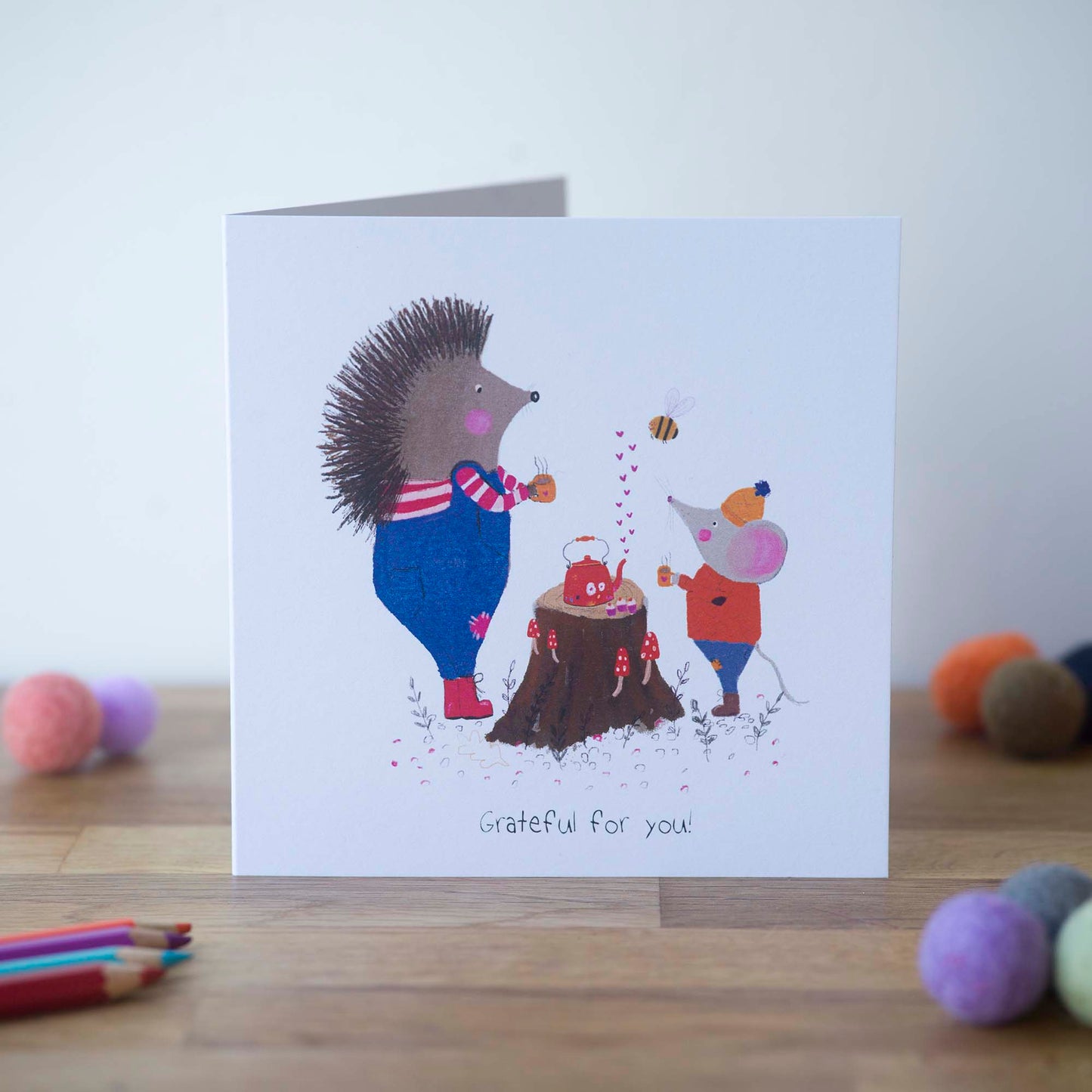 Grateful for you, greeting card