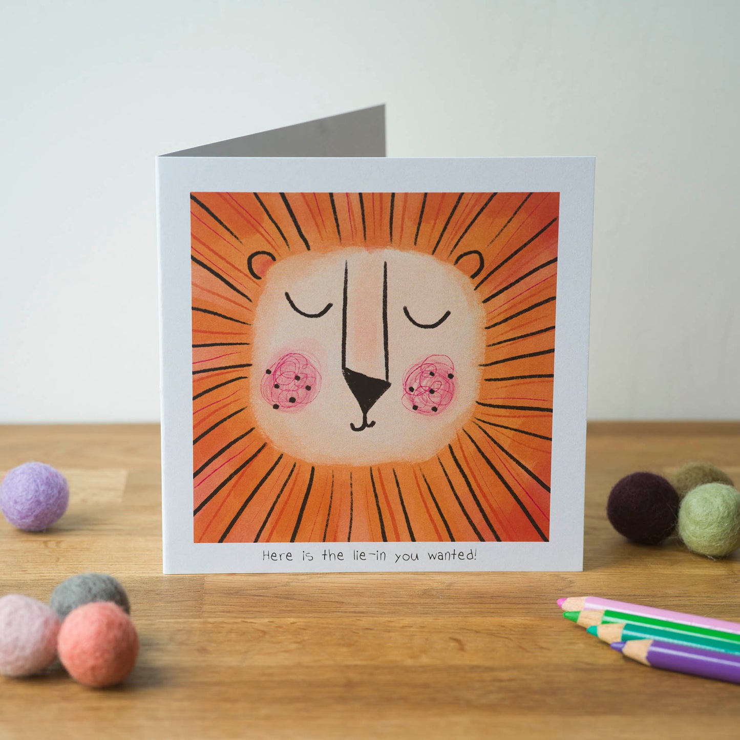 Here is the Lie-in you wanted! Greeting Card