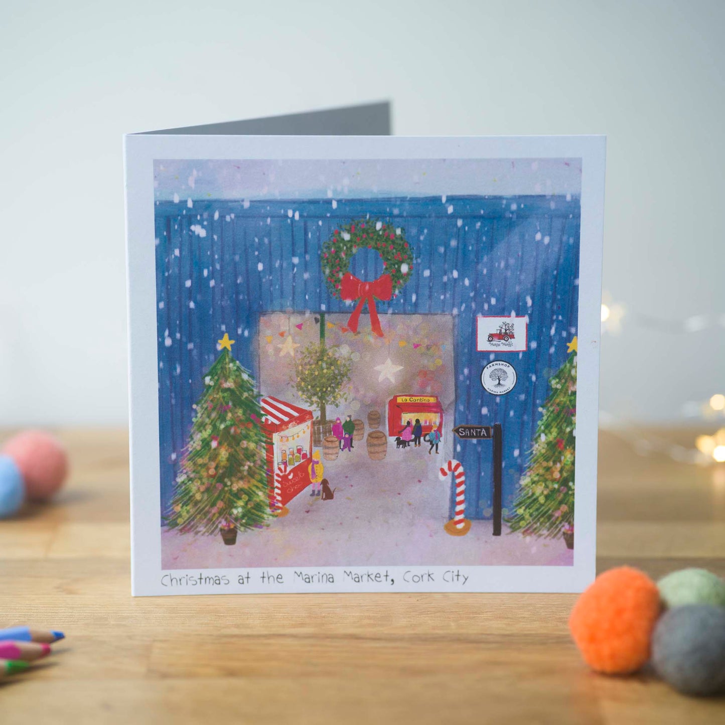 Marina Market, Greeting Card