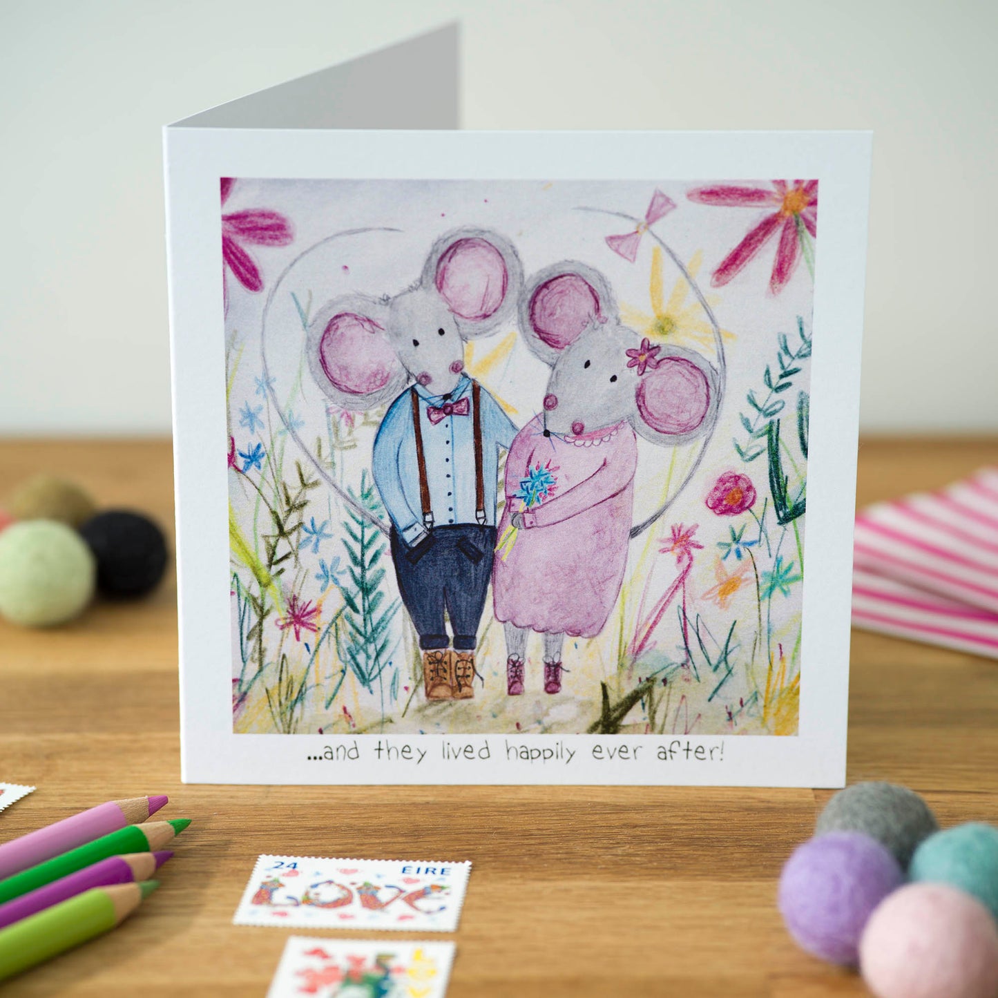 Wedding Mice, Greeting Card