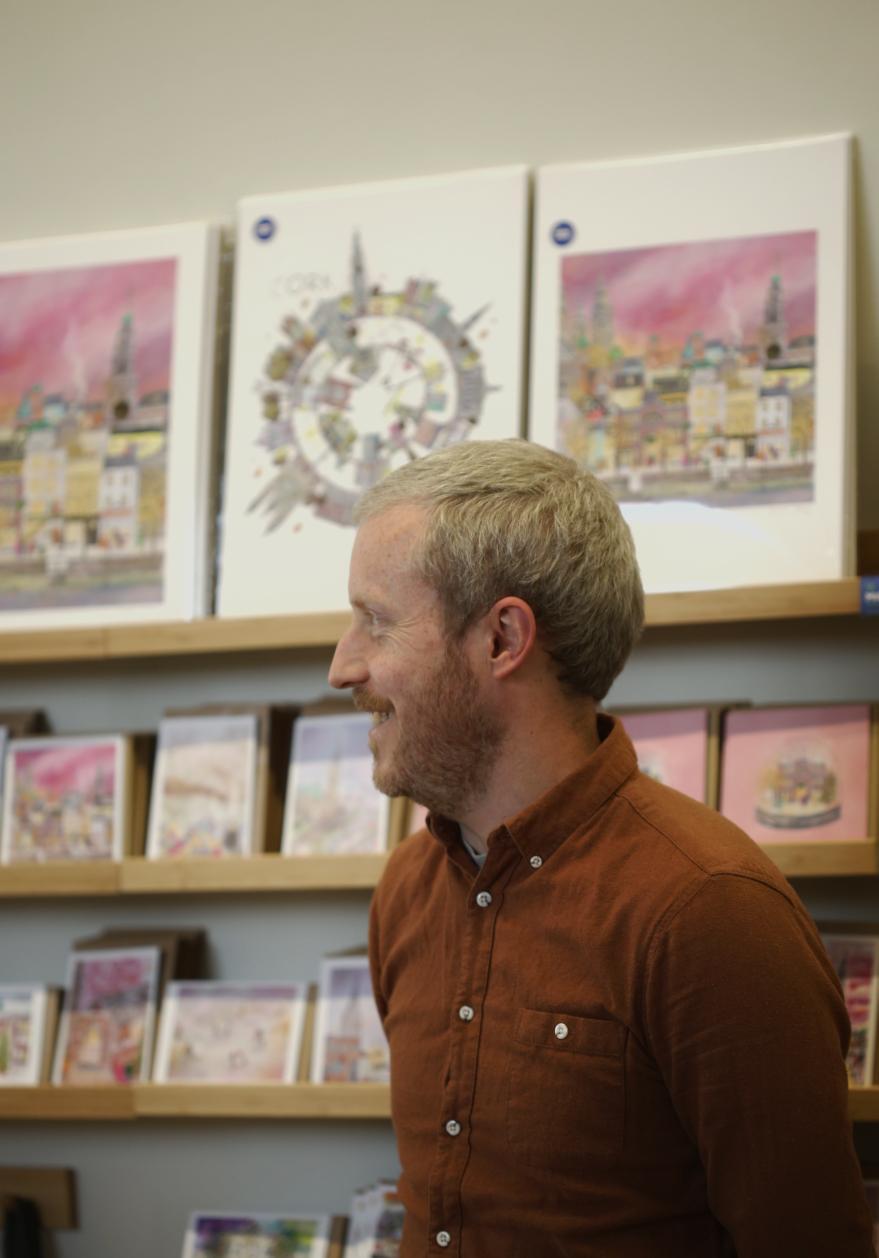 Cork City Circle, Art Print