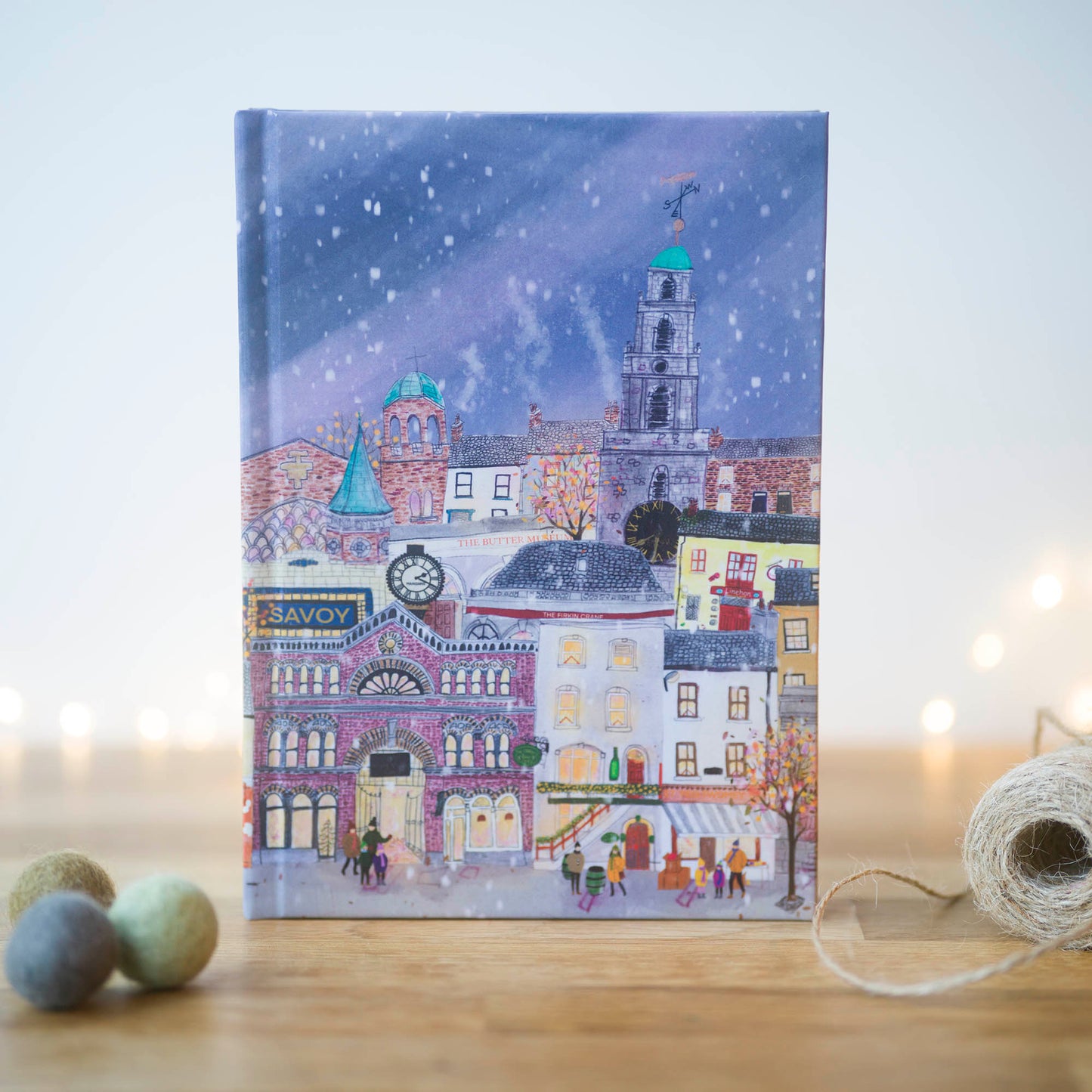 Under the Stars, Cork City Winter Scene Notebook