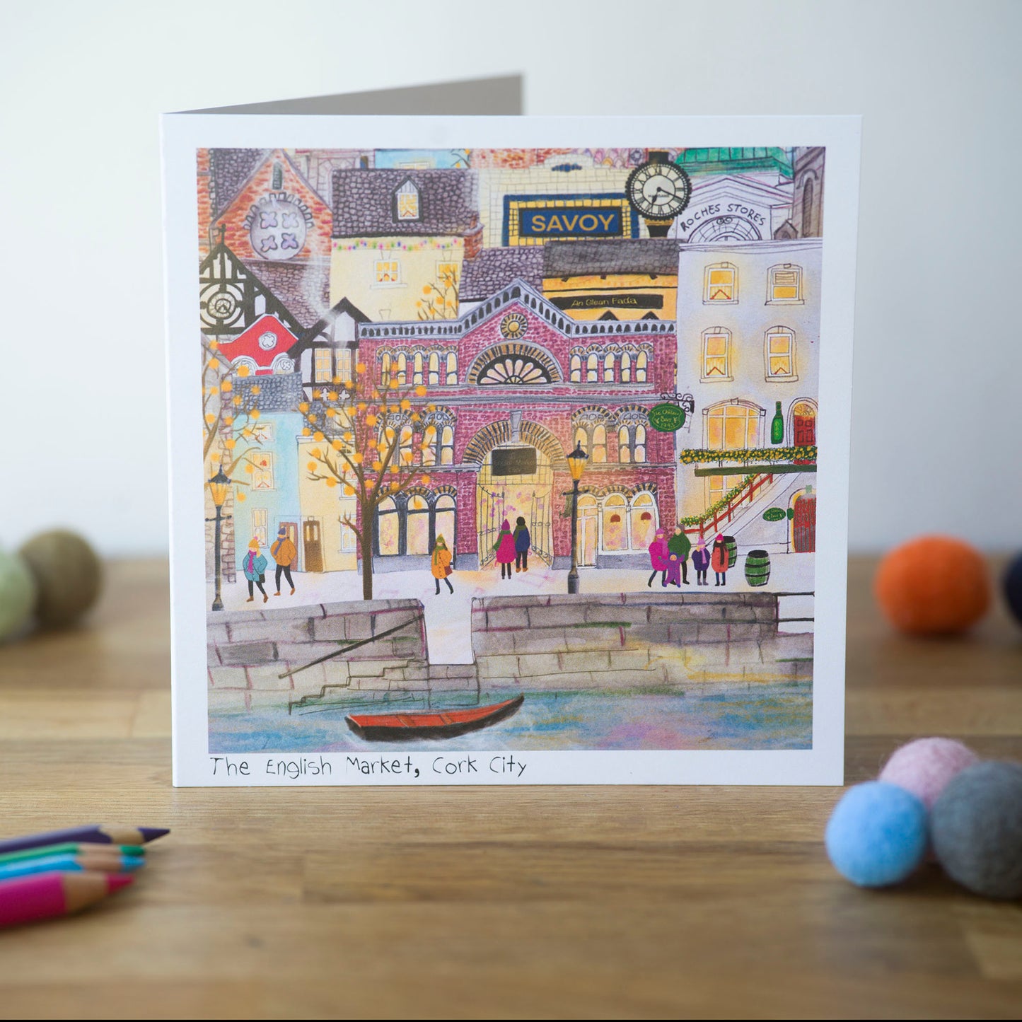 The English Market, Greeting Card