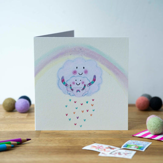 Squishy little cloud! New Baby Greeting Card