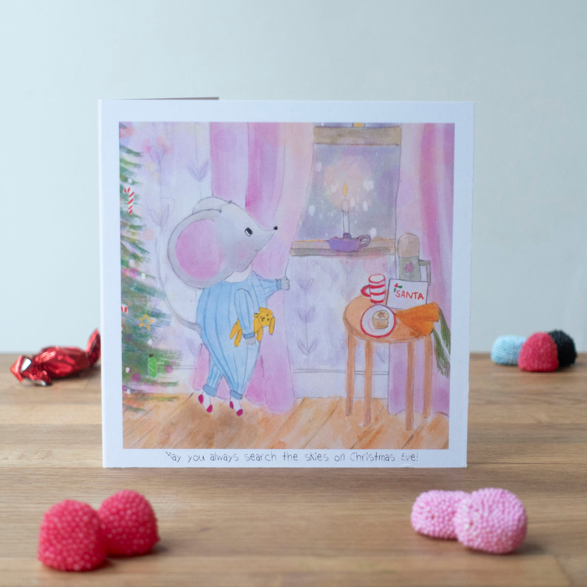 May you always search the skies on Christmas Eve! Christmas Greeting Card
