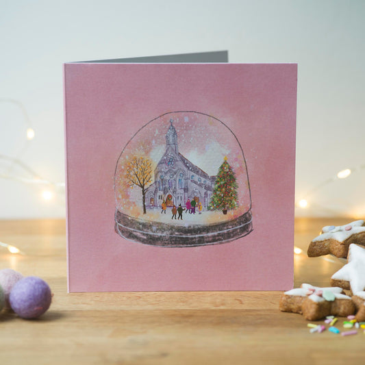 Ballincollig Snow Globe, Greeting Card