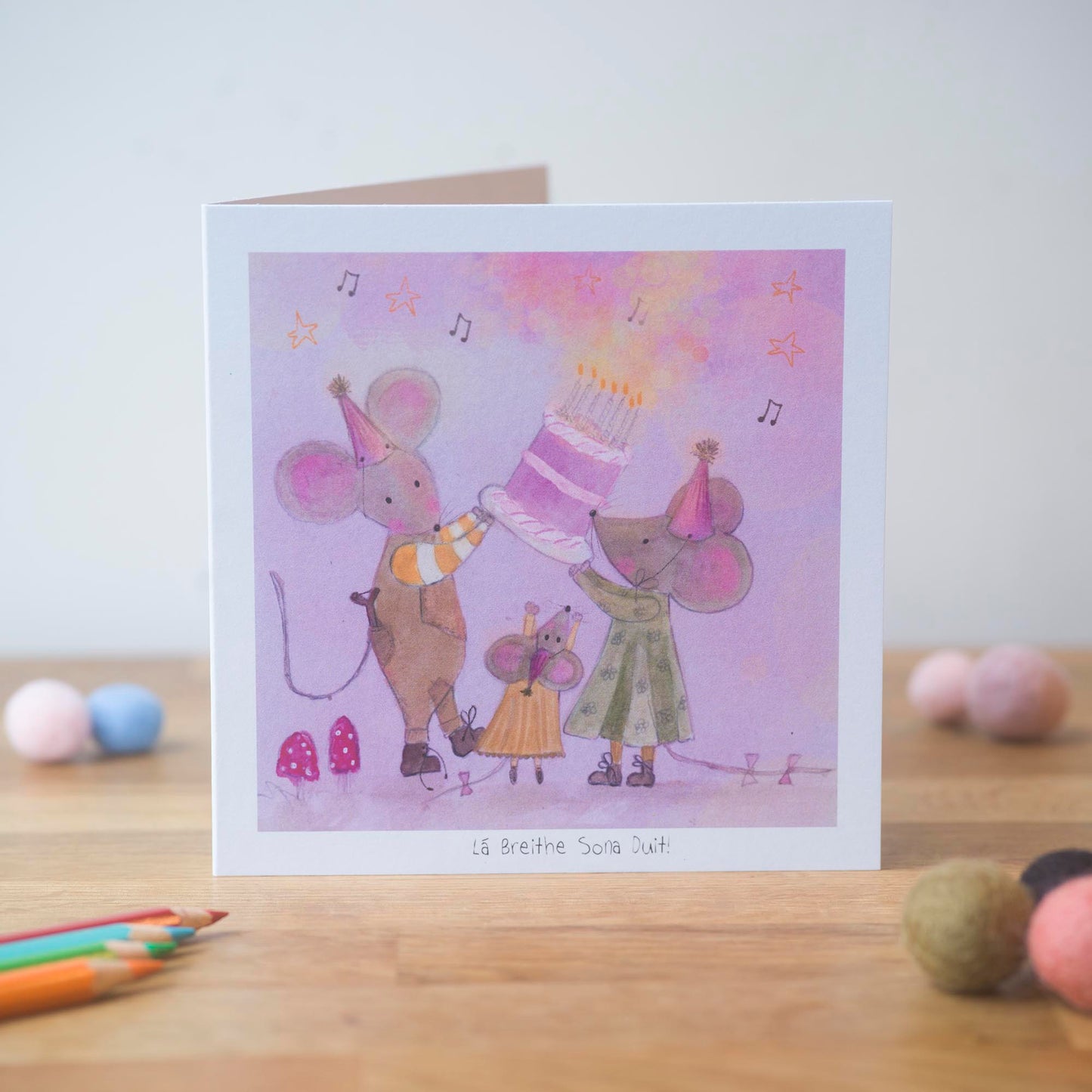 Birthday Mice, Greeting Card