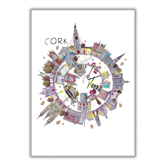 Cork City Circle, Art Print