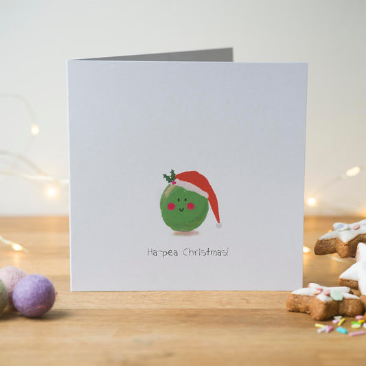 Ha-pea Christmas! Christmas Greeting Card