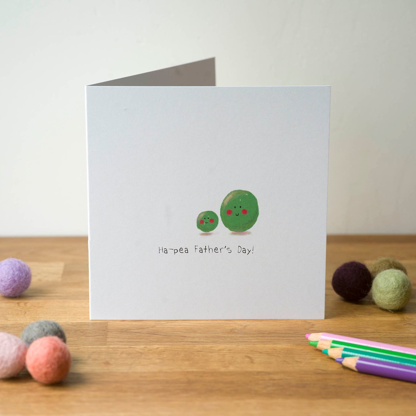 Ha-pea Father's Day! Greeting Card