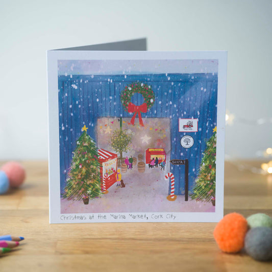 Marina Market, Greeting Card