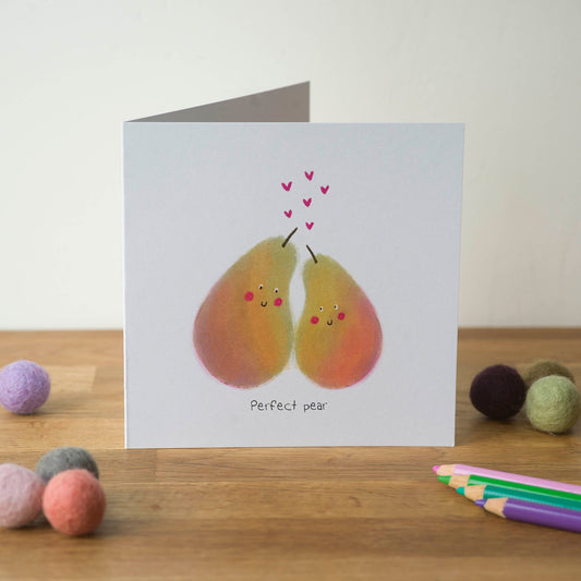 Perfect Pear, Greeting Card