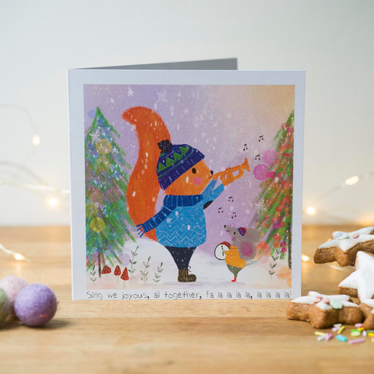 Sing we Joyous! Christmas Greeting Card