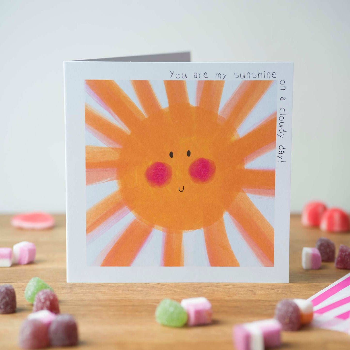 You are my sunshine on a cloudy day! Greeting Card